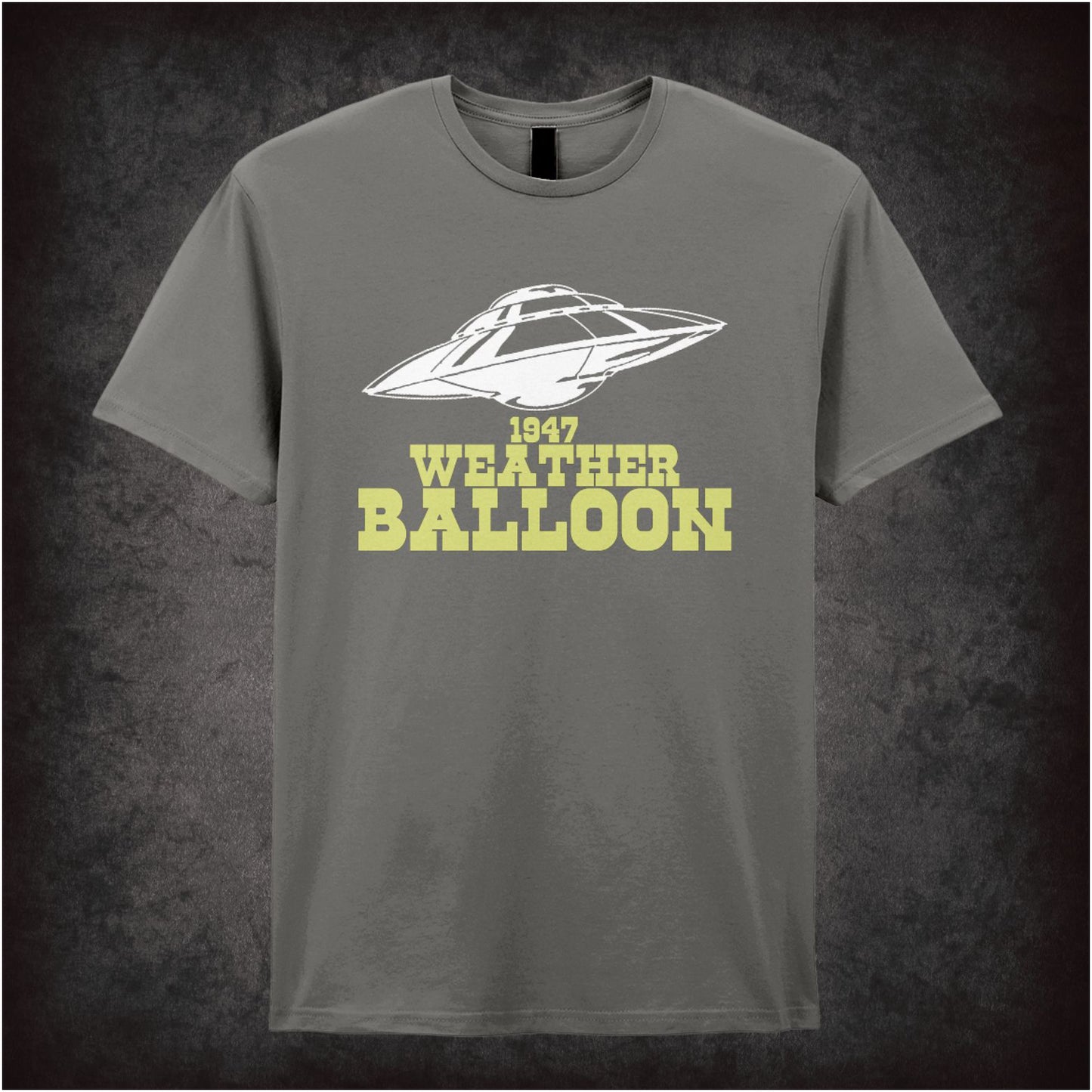 1947 Weather Balloon – Cult UFO Graphic T-Shirt