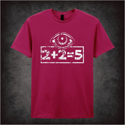 2 + 2 = 5 – Softstyle Unisex Graphic T-Shirt