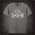 2 + 2 = 5 Thought Control – Dystopian Cult Graphic T-Shirt