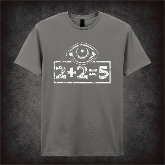 2+2=5 1984 inspired unisex T-shirt with graphic design