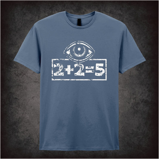 2 + 2 = 5 – Softstyle Unisex Graphic T-Shirt