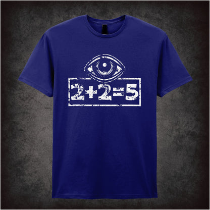 2 + 2 = 5 – Softstyle Unisex Graphic T-Shirt