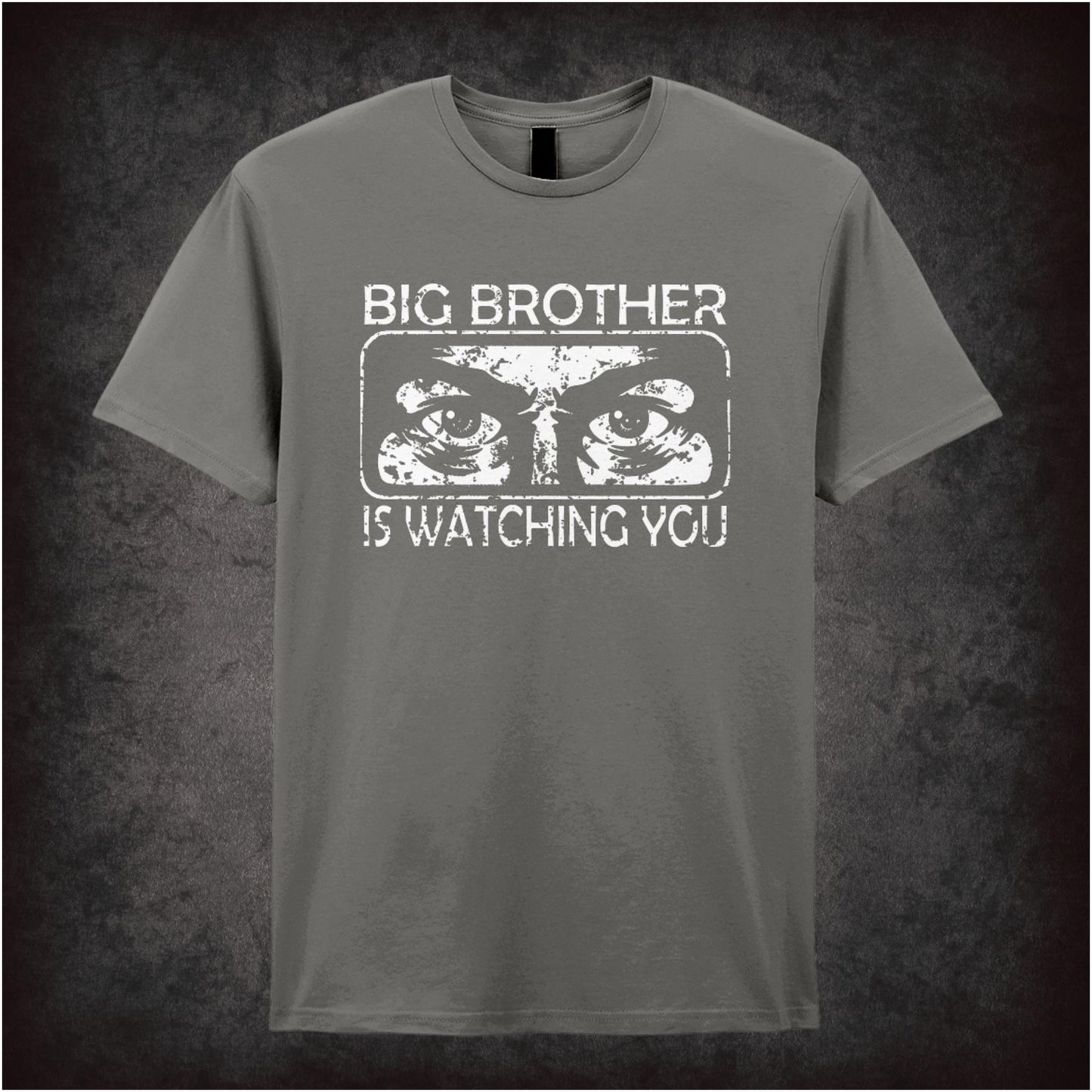 Big Brother Is Watching You – Dystopian Cult Graphic T-Shirt