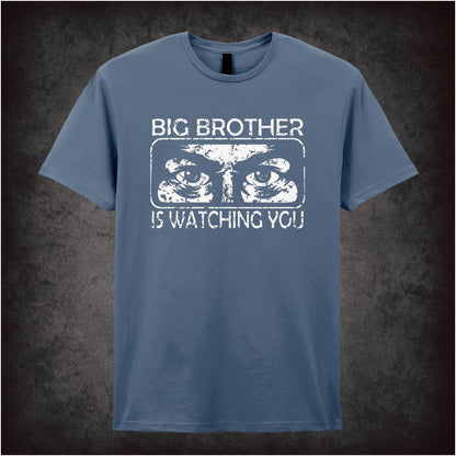 Big Brother Is Watching You – Dystopian Cult Graphic T-Shirt