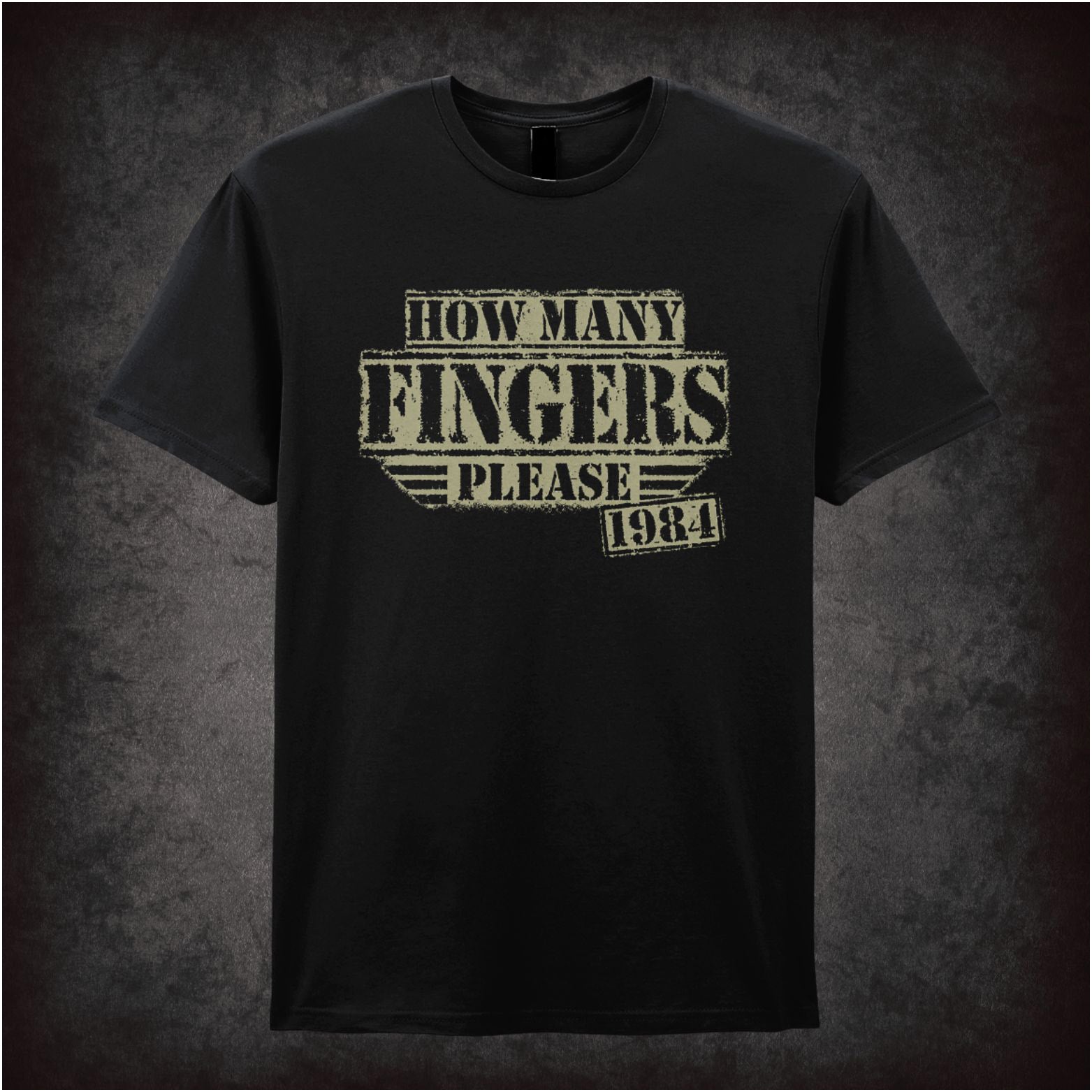 how many fingers please thought control T-shirt from Nineteen Eighty-Four