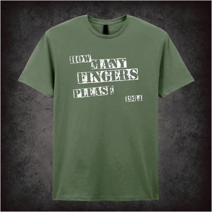 How Many Fingers, Please? – Softstyle Unisex Graphic T-Shirt