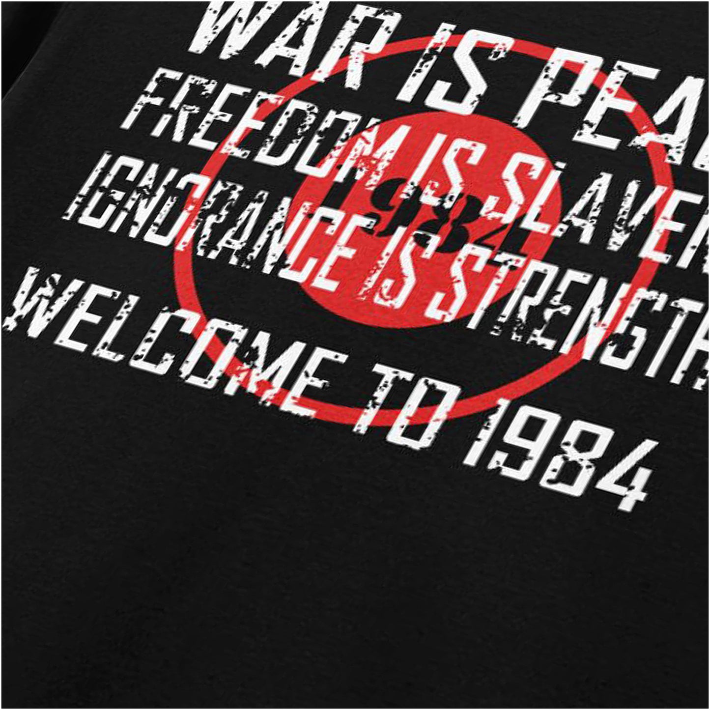 WAR IS PEACE, FREEDOM IS SLAVERY, IGNORANCE IS STRENGTH