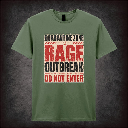 ‘Rage outbreak’ T-shirt from 28 Days Later