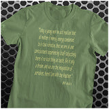 Today A Young Man On Acid Realised That All Matter Is Merely Energy...... - Bill Hicks Inspired Unisex T Shirt