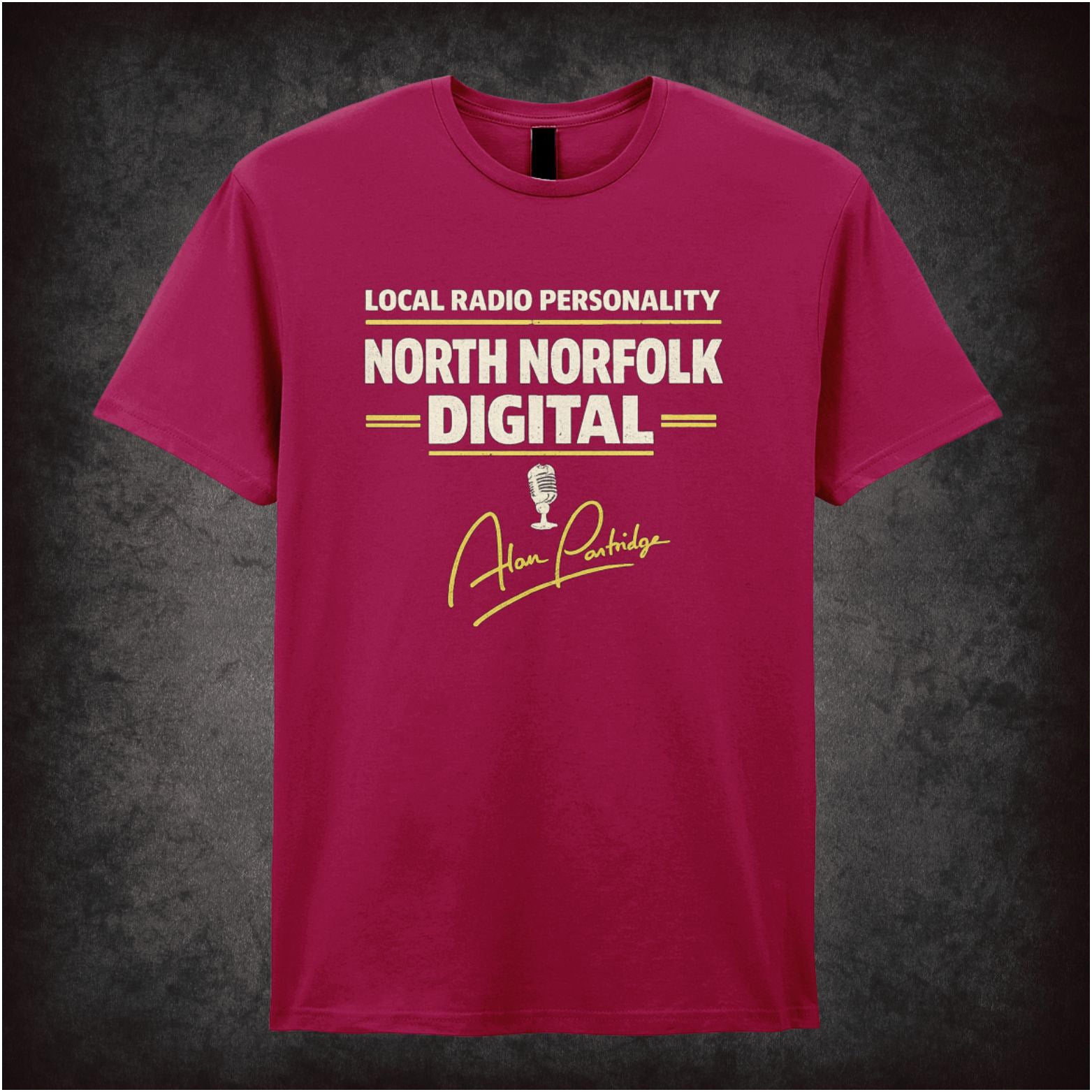 Alan Partridge local radio personality T-shirt from I'm Alan Partridge