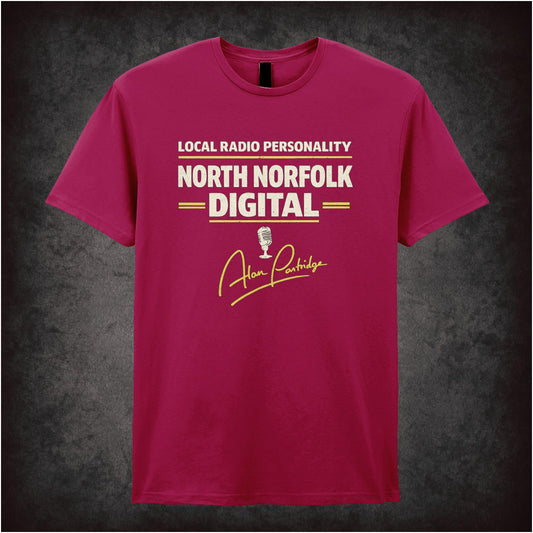 Alan Partridge local radio personality T-shirt from I'm Alan Partridge
