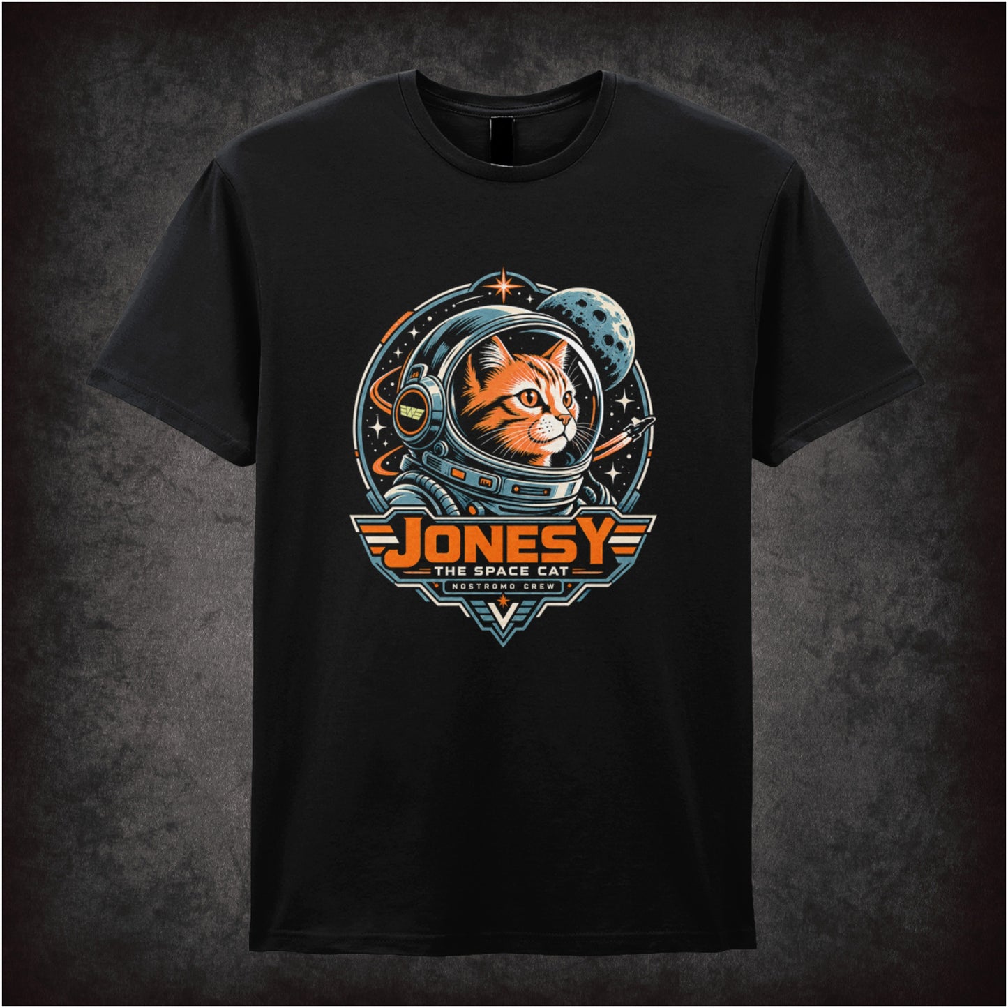 Jonesy the space cat T-shirt in black from Alien