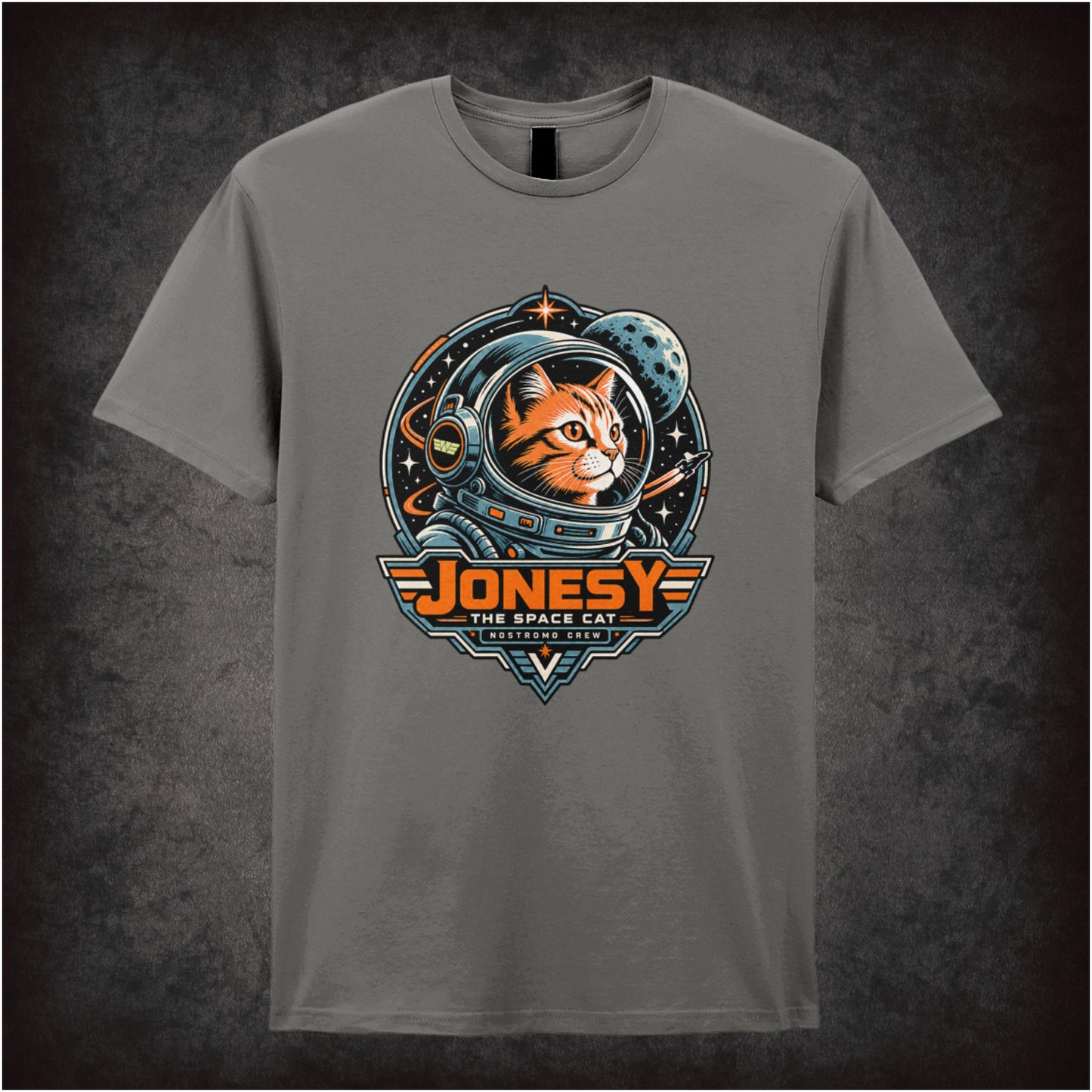 Jonesy the space cat T-shirt in charcoal from Alien