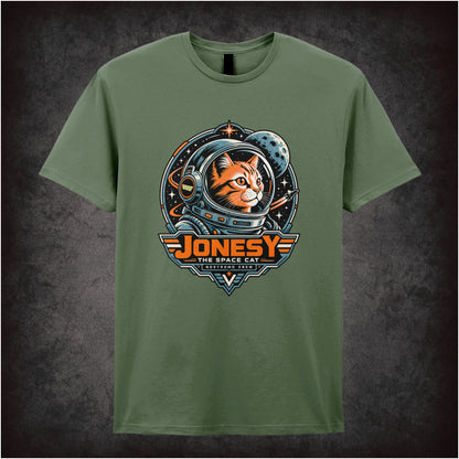 Jonesy the space cat T-shirt in military green from Alien
