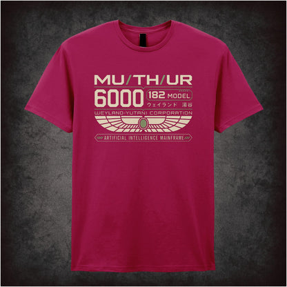 MU/TH/UR 6000 Weyland-Yutani AI mainframe logo T-shirt from Alien