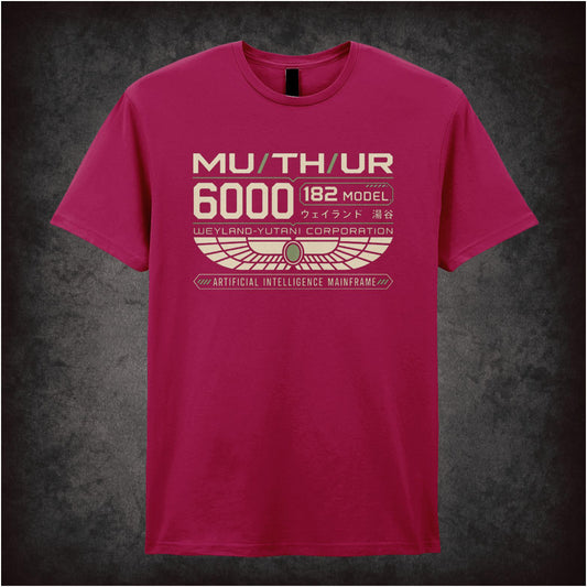 MU/TH/UR 6000 Weyland-Yutani AI mainframe logo T-shirt from Alien