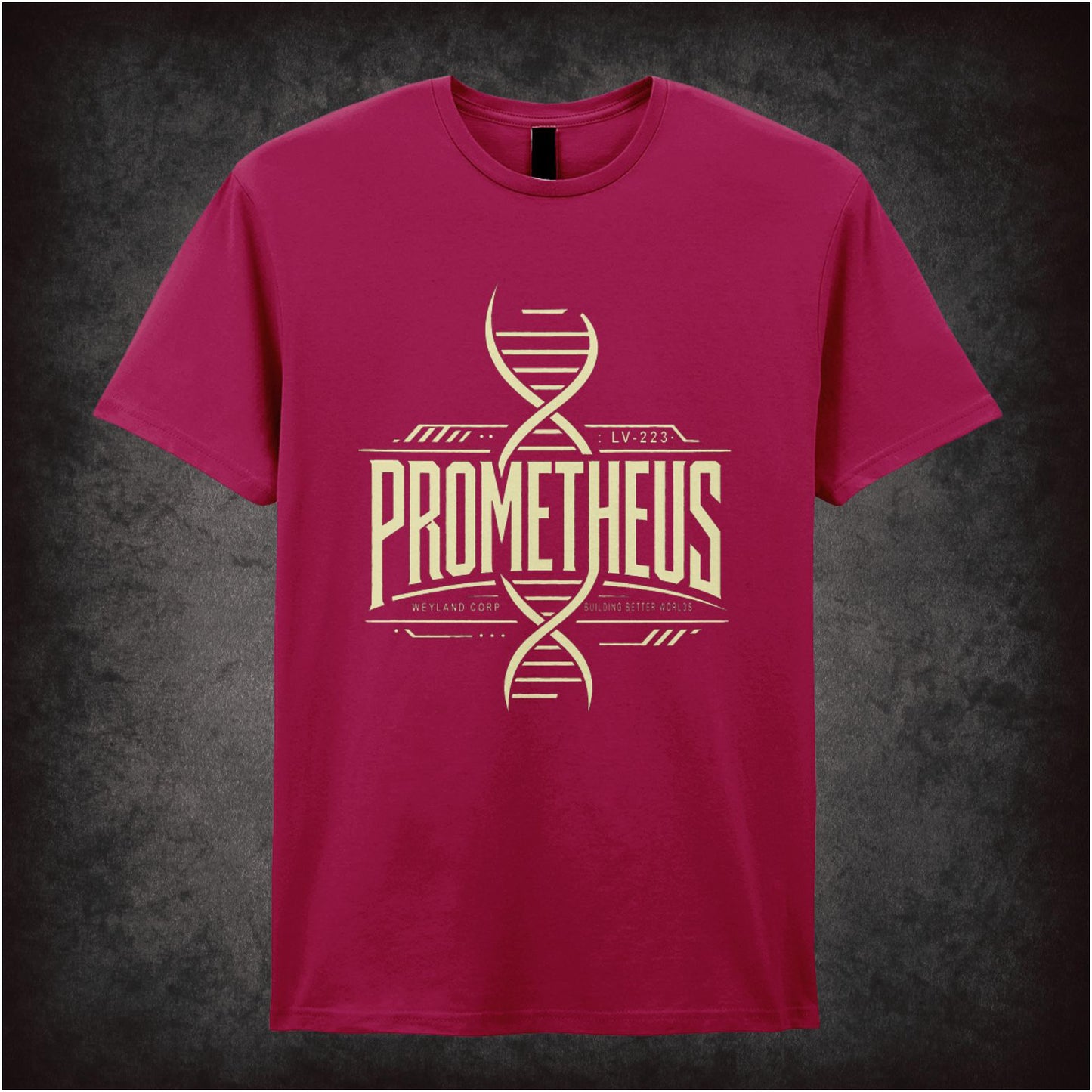 Prometheus Weyland Corp ‘Building Better Worlds’ logo T-shirt from Aliens 