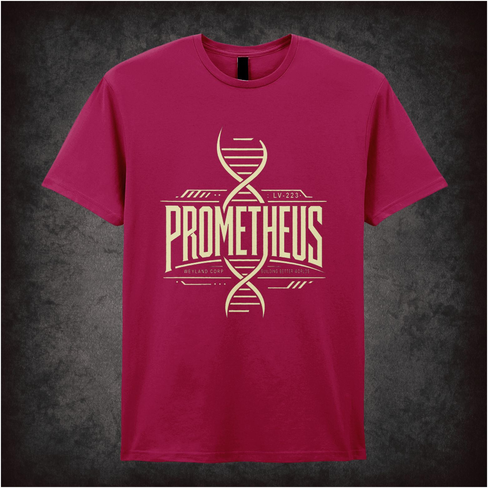 Prometheus Weyland Corp ‘Building Better Worlds’ logo T-shirt from Aliens 