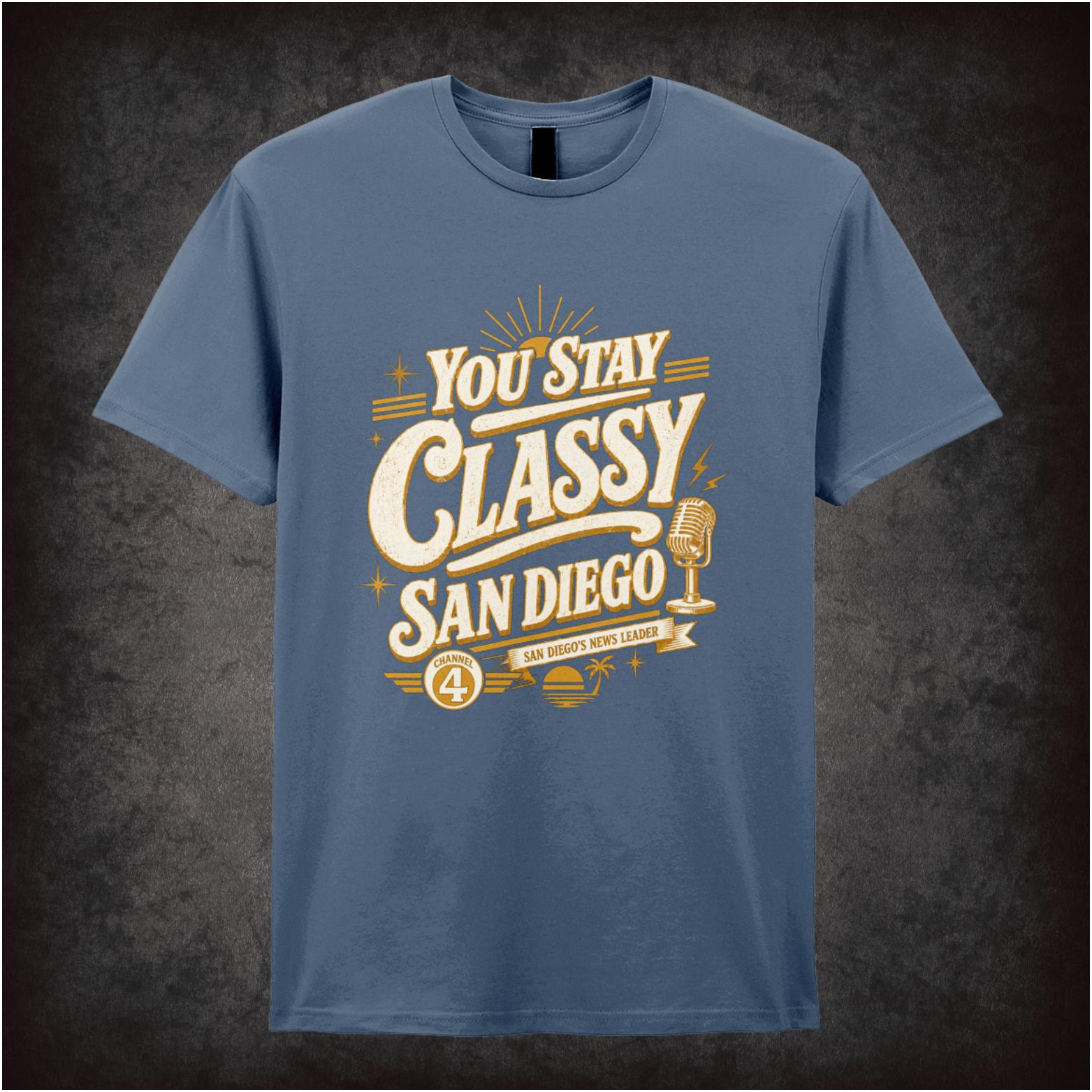 ‘You Stay Classy San Diego’ quote T-shirt from Anchorman: The Legend of Ron Burgundy
