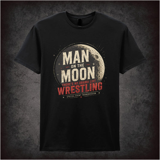 “Man on the Moon” Man on the Moon T-shirt featuring Andy Kaufman