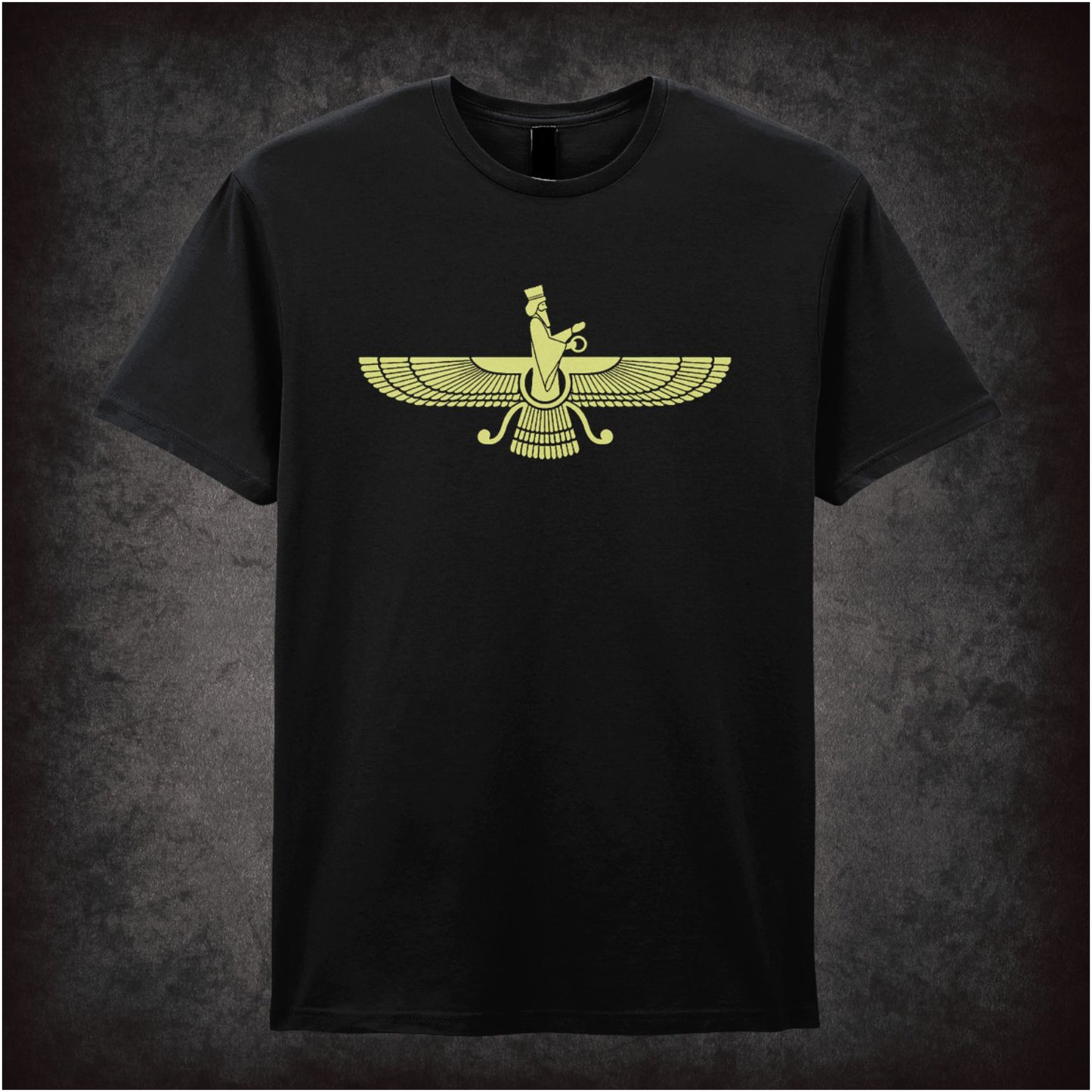 Anunnaki Winged Symbol – Cult Ancient Mythology Graphic T-Shirt