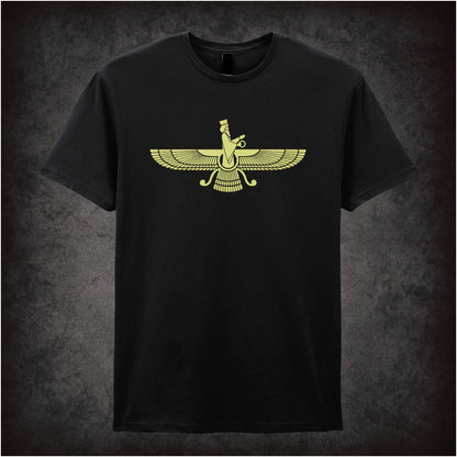 Anunnaki Winged Symbol – Cult Ancient Mythology Graphic T-Shirt