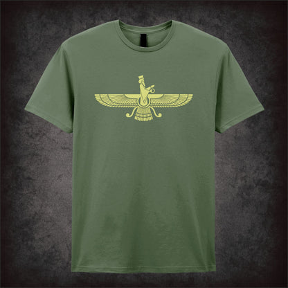 Anunnaki Winged Symbol – Cult Ancient Mythology Graphic T-Shirt