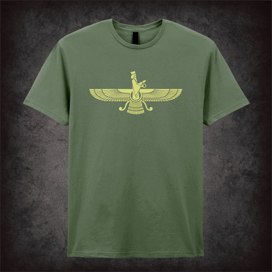 Anunnaki Winged Symbol – Cult Ancient Mythology Graphic T-Shirt