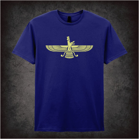 Anunnaki Winged Symbol inspired unisex T-shirt with graphic design
