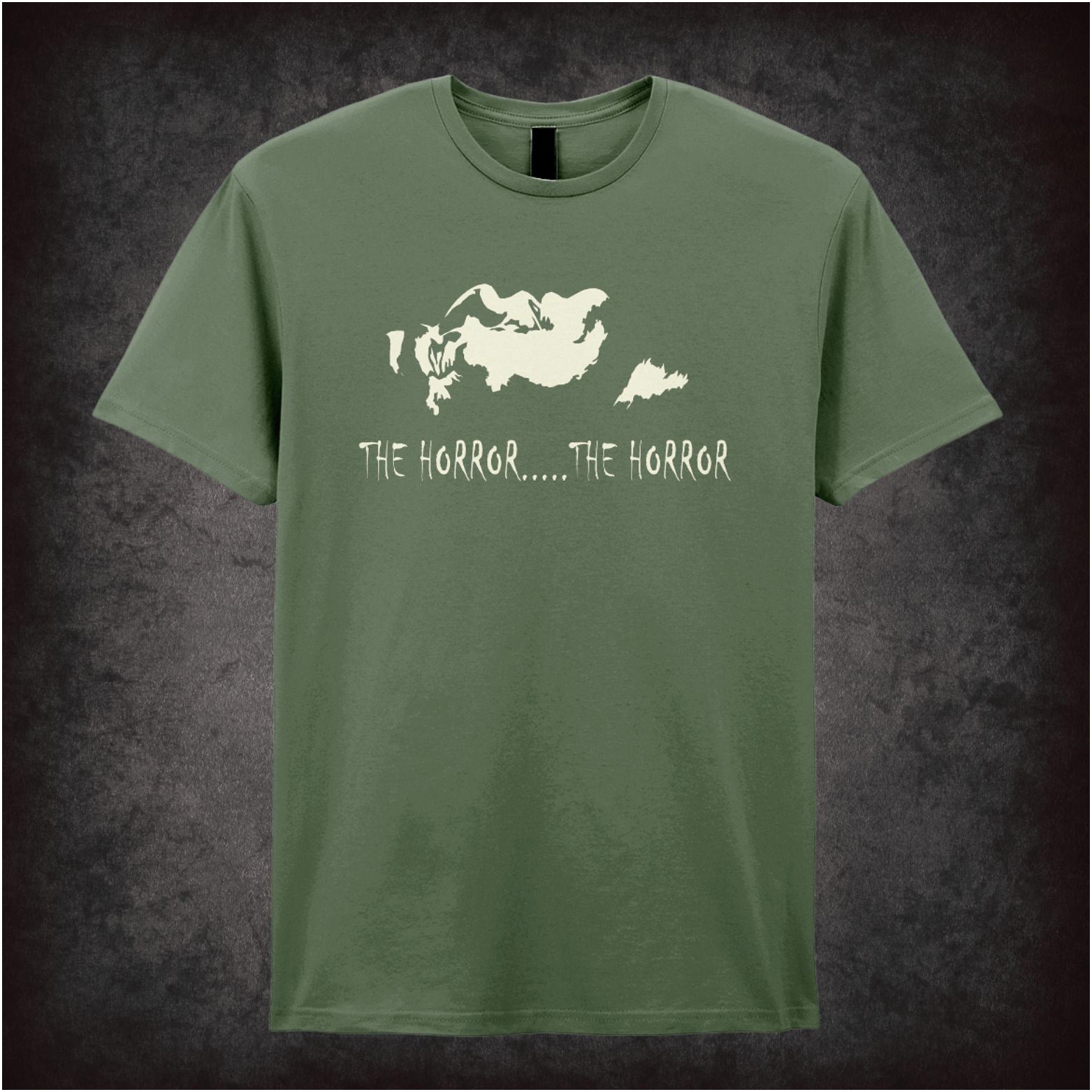 Silhouette scene ‘The horror… the horror’ quote T-shirt from Apocalypse Now