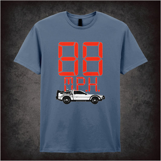 88 M.P.H. – Cult Sci-Fi Graphic T-Shirt