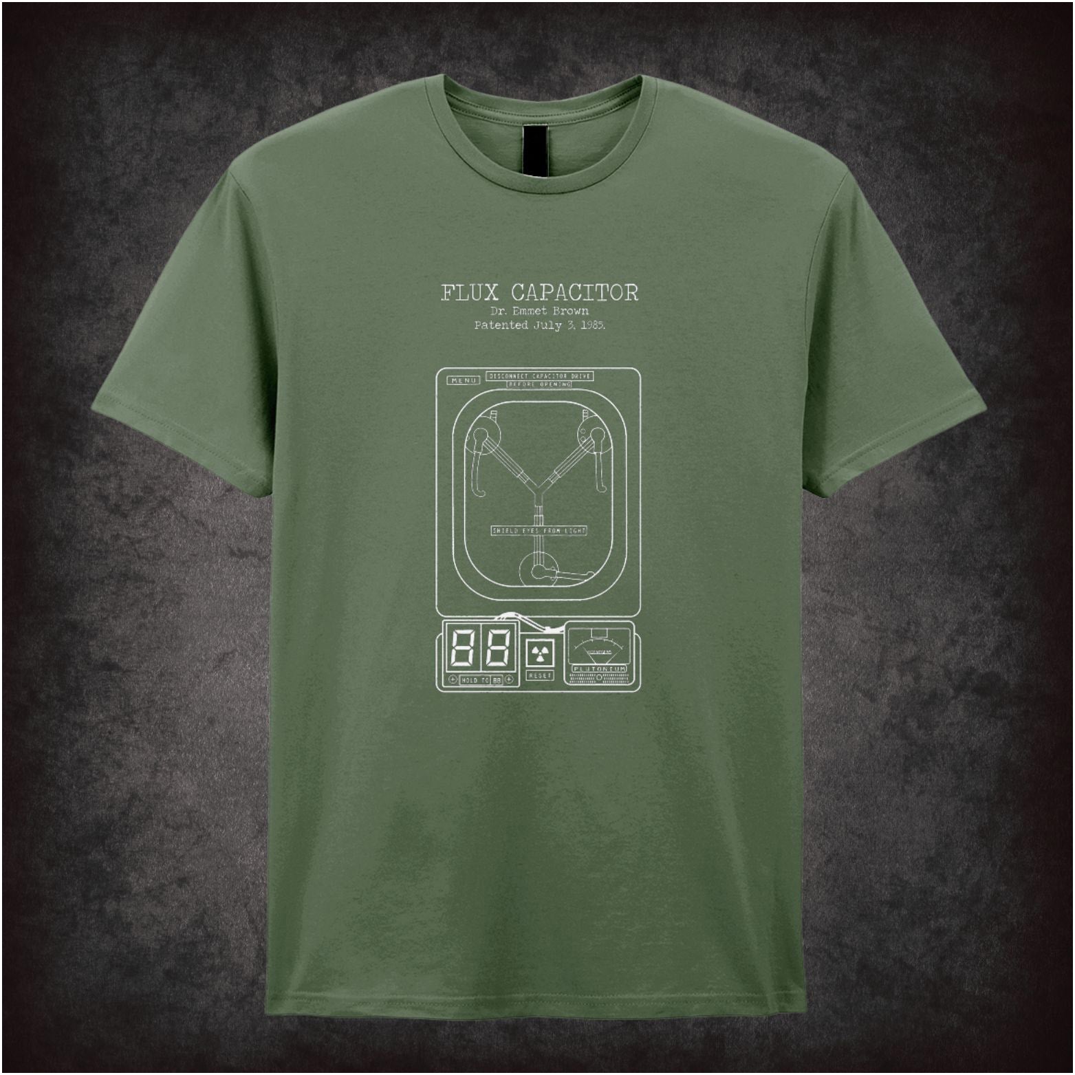 Flux Capacitor diagram T-shirt from Back to the Future