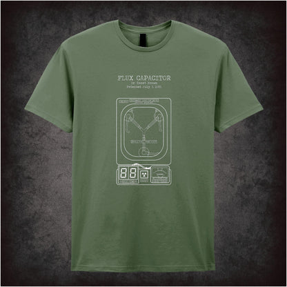 Flux Capacitor diagram T-shirt from Back to the Future