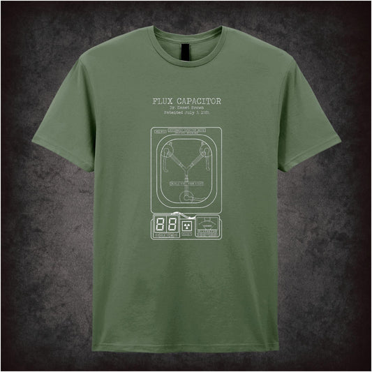 Flux Capacitor diagram T-shirt from Back to the Future