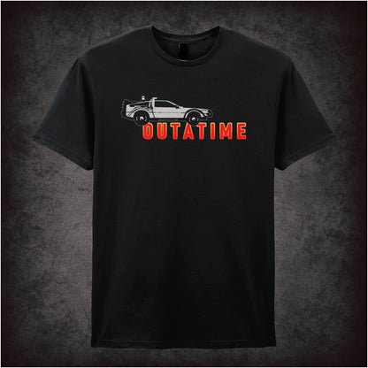Outatime – Cult Sci-Fi Graphic T-Shirt
