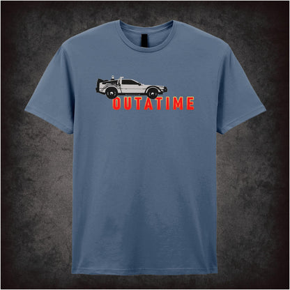 Outatime – Cult Sci-Fi Graphic T-Shirt