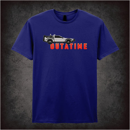 Outatime – Cult Sci-Fi Graphic T-Shirt