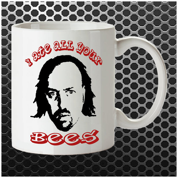 I Ate All Your Bees - Black Books Inspired Mug