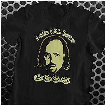 I Ate All Your Bees - Black Books Inspired T Shirt