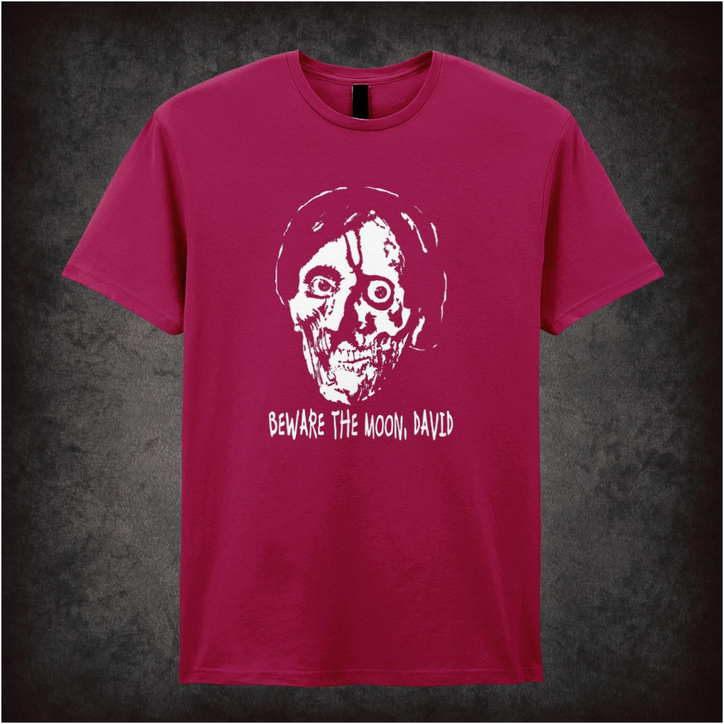 Beware the Moon, David – Softstyle Unisex Graphic T-Shirt