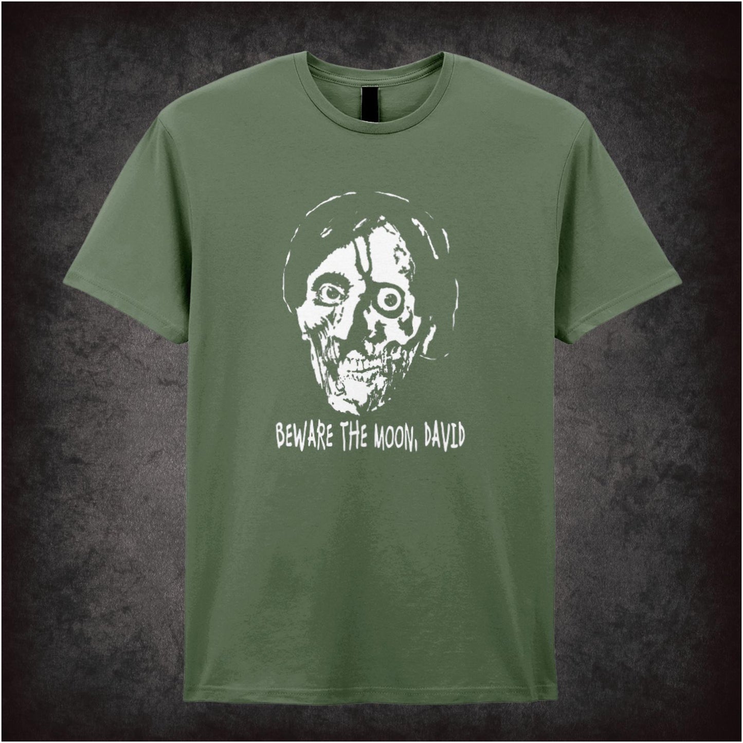 Beware the Moon, David – Softstyle Unisex Graphic T-Shirt