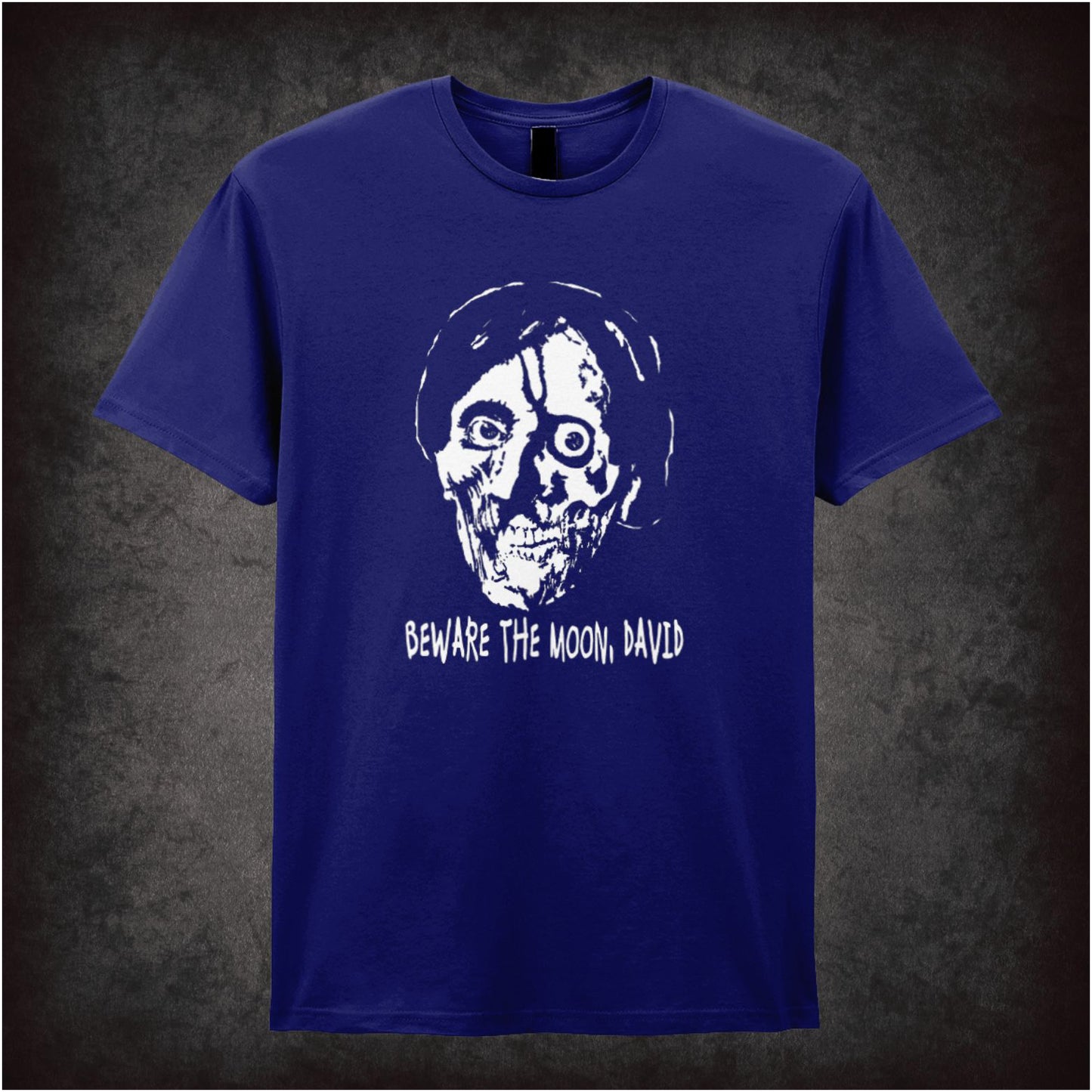 Beware The Moon David An American Werewolf in London inspired unisex T-shirt with graphic design