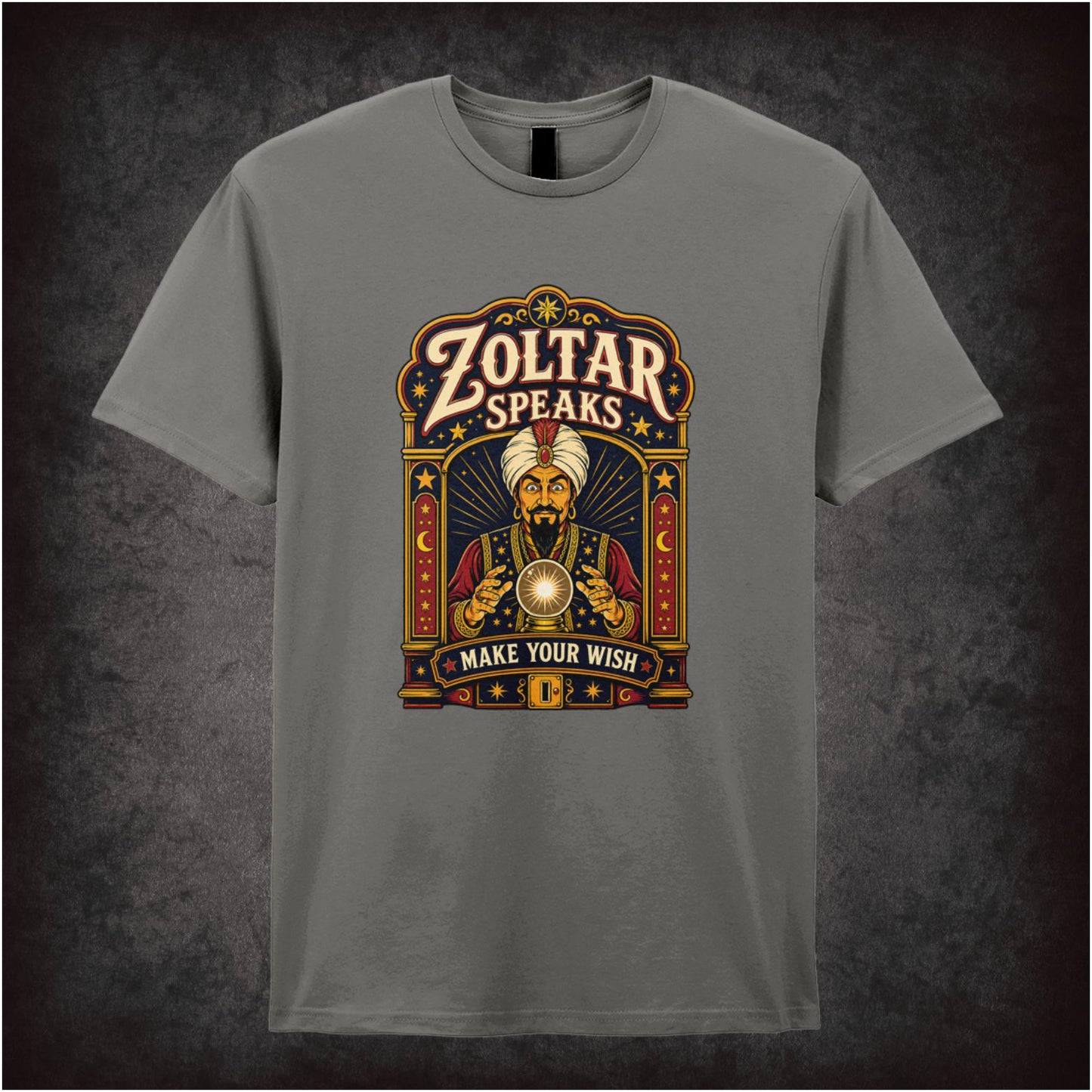 ‘zoltar speaks make your wish’ quote T-shirt from Big