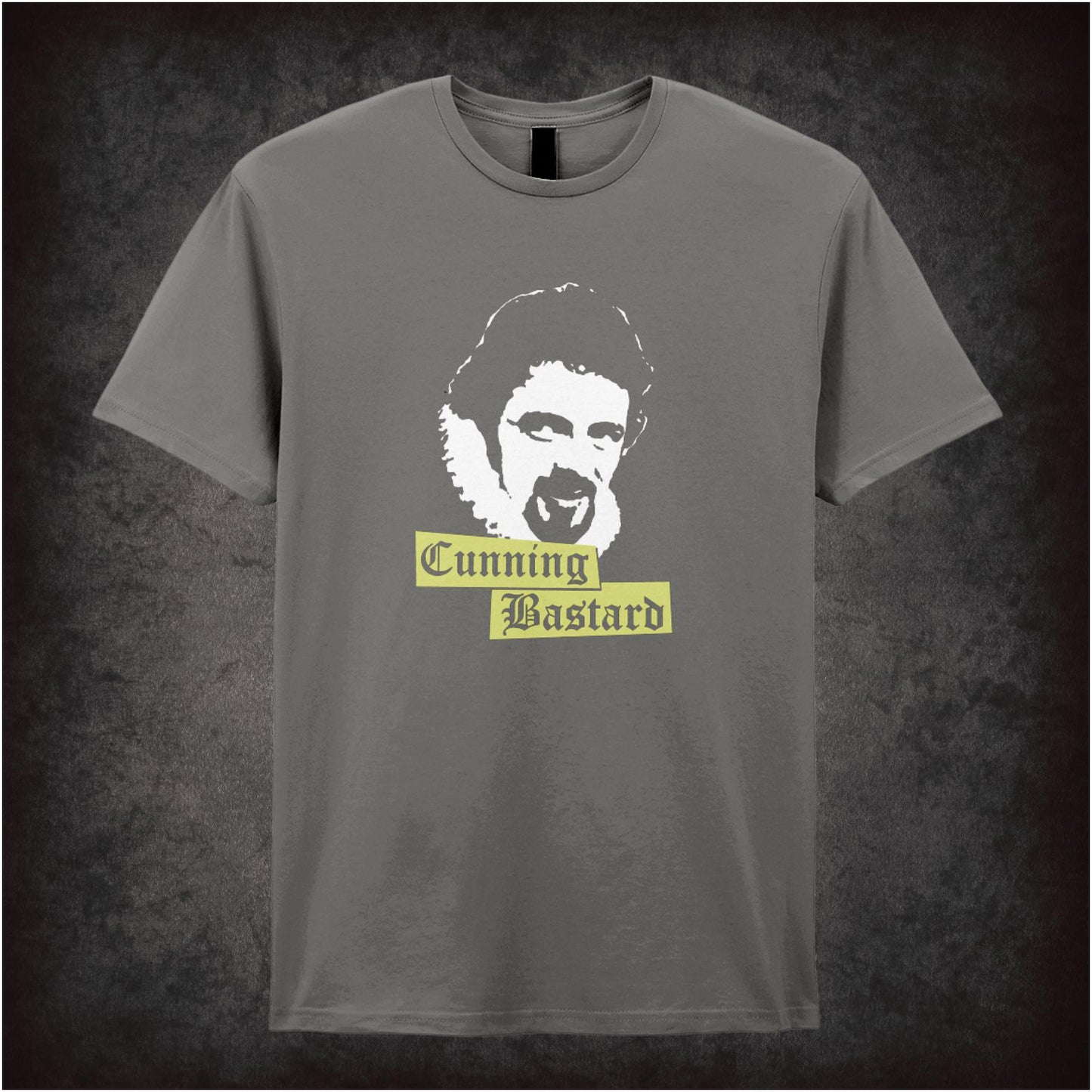 Cunning Bastard – Cult Comedy Graphic T-Shirt