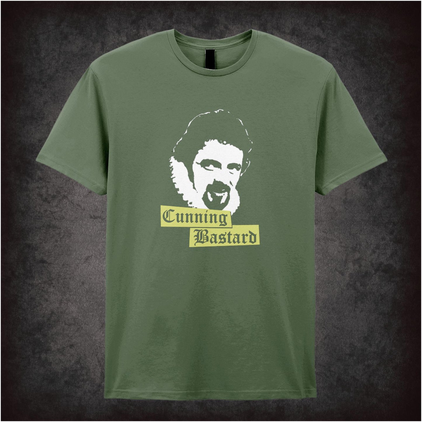 Cunning Bastard – Cult Comedy Graphic T-Shirt