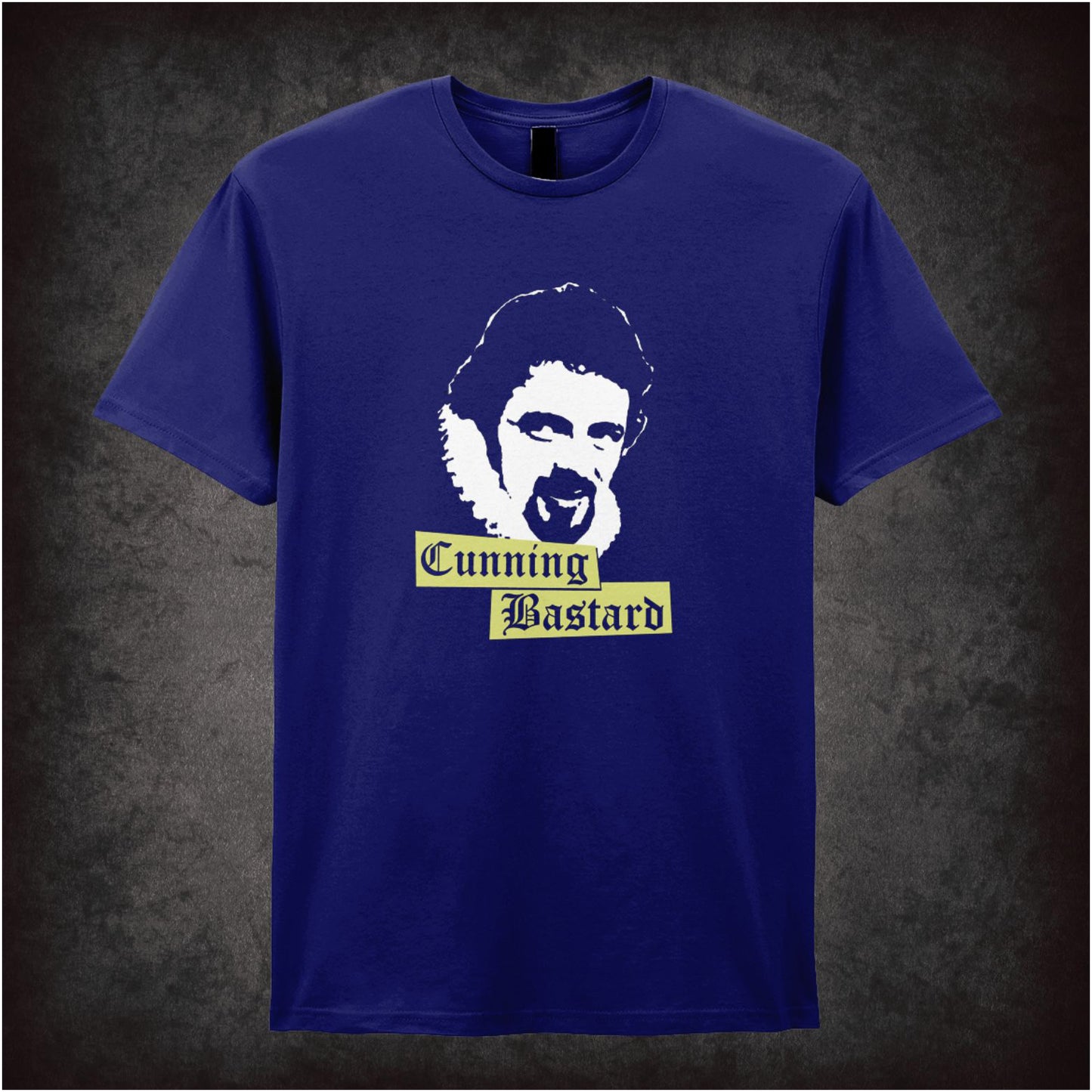 Cunning Bastard – Cult Comedy Graphic T-Shirt