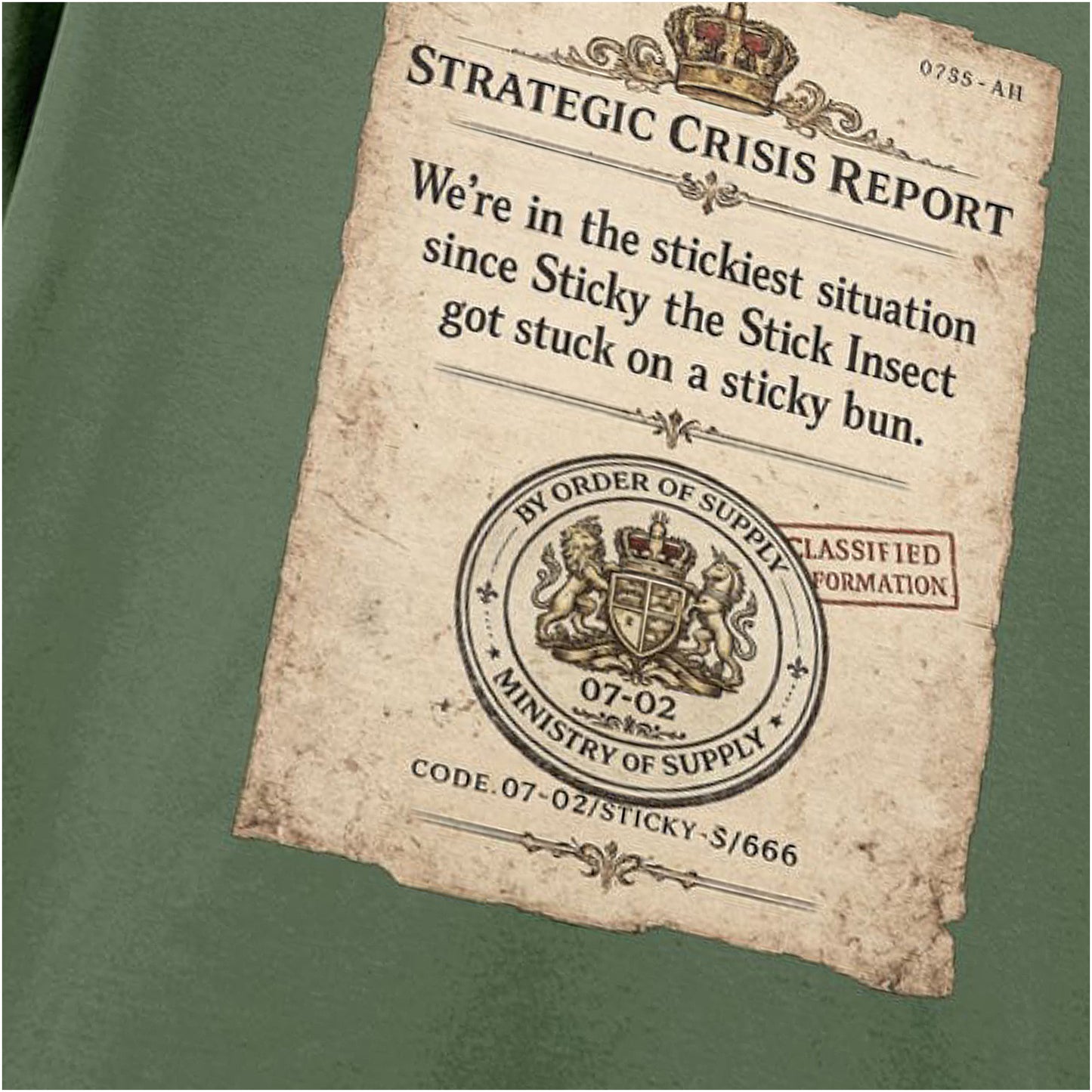 WE'RE IN THE STICKIEST SITUATION SINCE