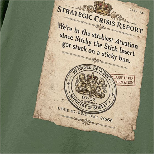 WE'RE IN THE STICKIEST SITUATION SINCE