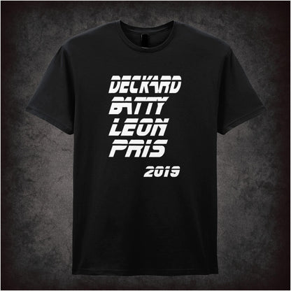 Deckard, Batty, Leon & Pris 2019 – Softstyle Unisex Graphic T-Shirt