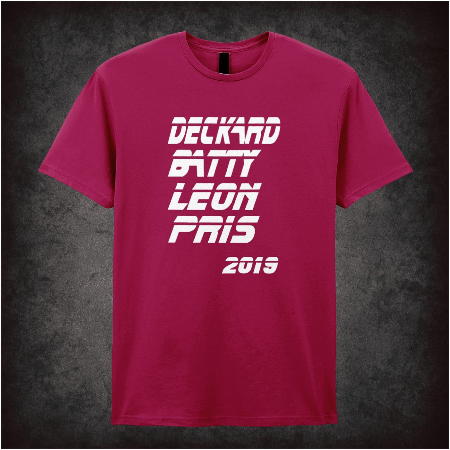 Deckard, Batty, Leon & Pris 2019 – Softstyle Unisex Graphic T-Shirt